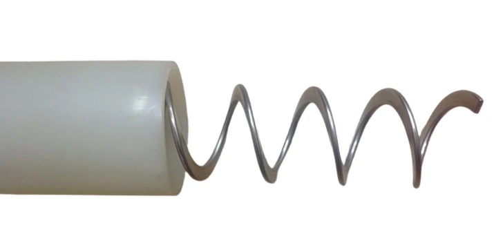Infomak EHK taşıma borusu ve metal spiral detayı