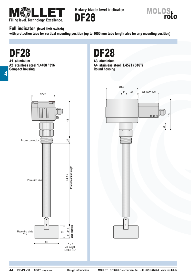 DF28 teknik çizim